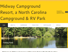 Tablet Screenshot of midwaycampground.com